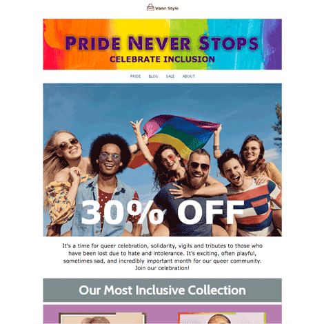 Pride Fashion Sale